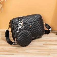 CARTERA NEGRA CON MONEDERO