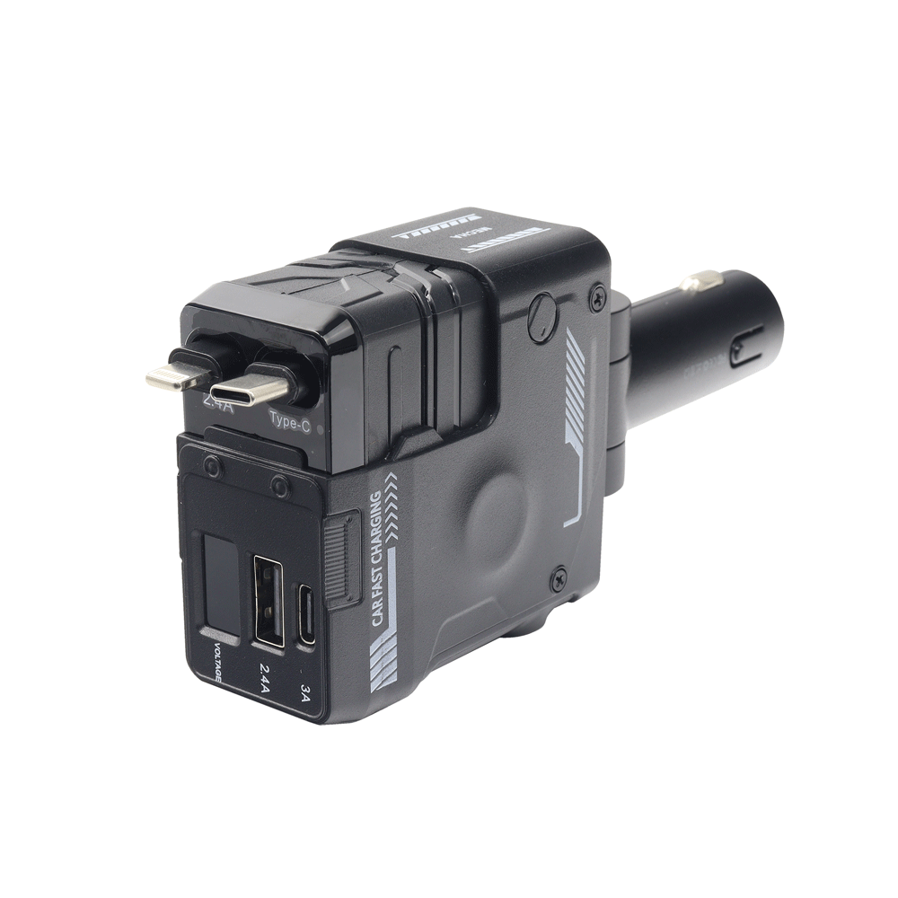 CARGADOR RETRÁCTIL  CARRO 66W