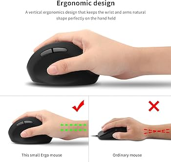 Mouse Ergonomico Para Computador Jertech JR321