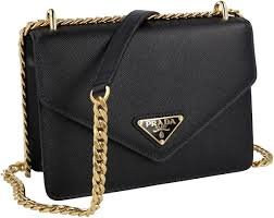 CARTERA PRADA MILANO  COLOR NEGRO