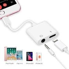 ADAPTADOR LIGHTNING A 3.5 MM + CARGA
