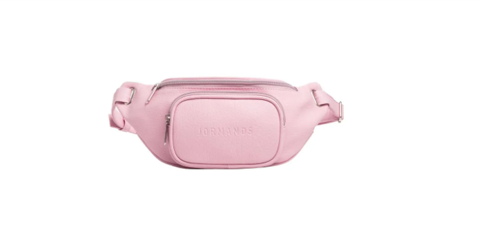 BOLSO CANGURO ROSADO CON CORREA