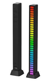 Luz Led Decorativa, Sensor De Sonido (TM) Ref: W-08 Color Negro