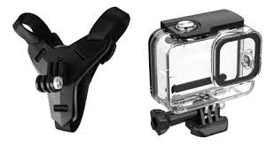 CARCASA  CAMARA GOPRO CON SOPORTE  PARA CASCO