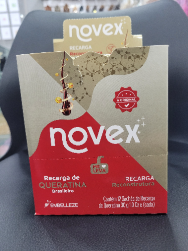 SOBRE RECARGA DE QUERATINA NOVEX 30G