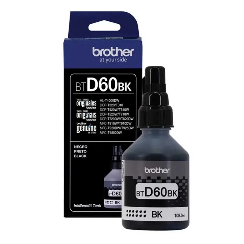 Tinta Brother Negro BT-D60BK