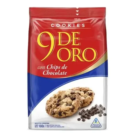 9 DE ORO CHIPS NEGRO
