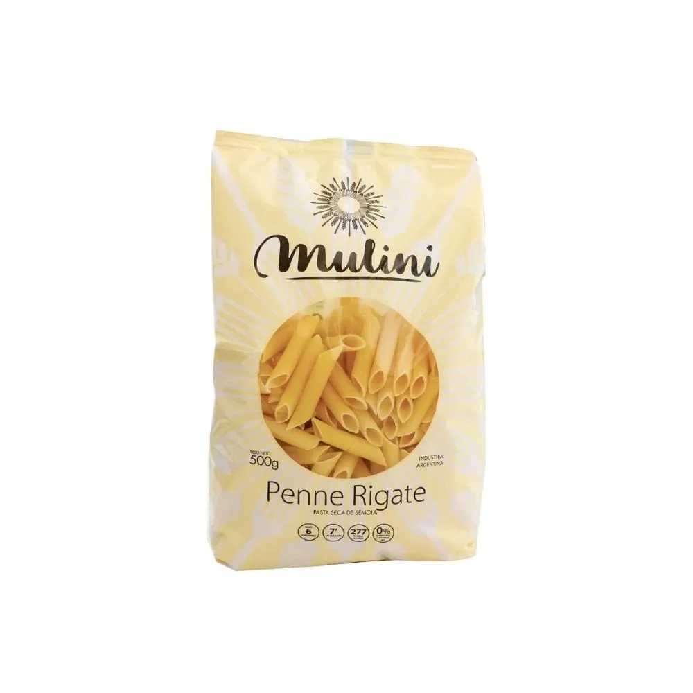 FIDEOS PENNE RIGATE MULINI