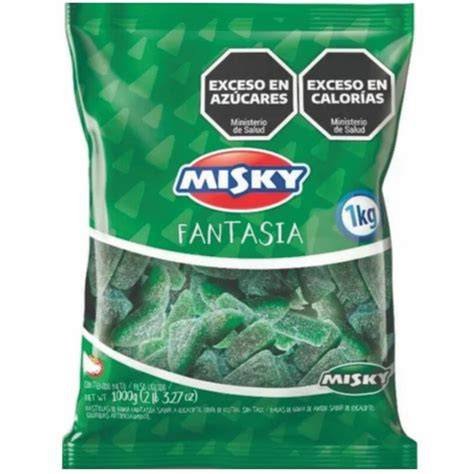 GOMITAS MISKY EUCALIPTO 100 GR....  13,000 KG COSTO 7900