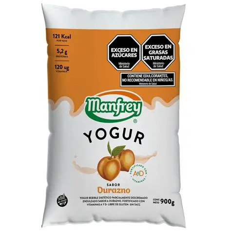 YOGURT MANFREY BEBIBLE DURAZNO