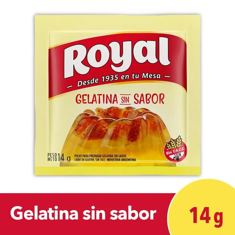 GELATINA SIN SABOR