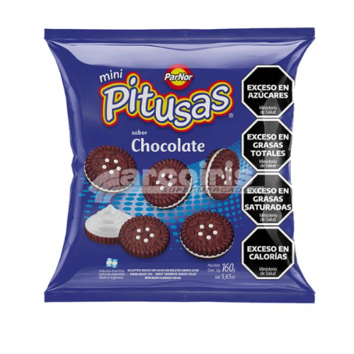 PITUSAS CHOCOLATE 160 GR
