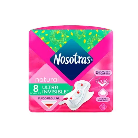 TOALLITAS NOSOTRAS X8 DELGADA