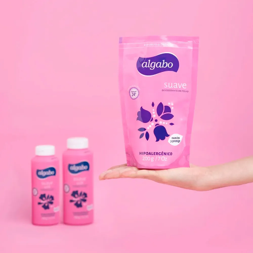TALCO ALGABO REPUESTO ROSA