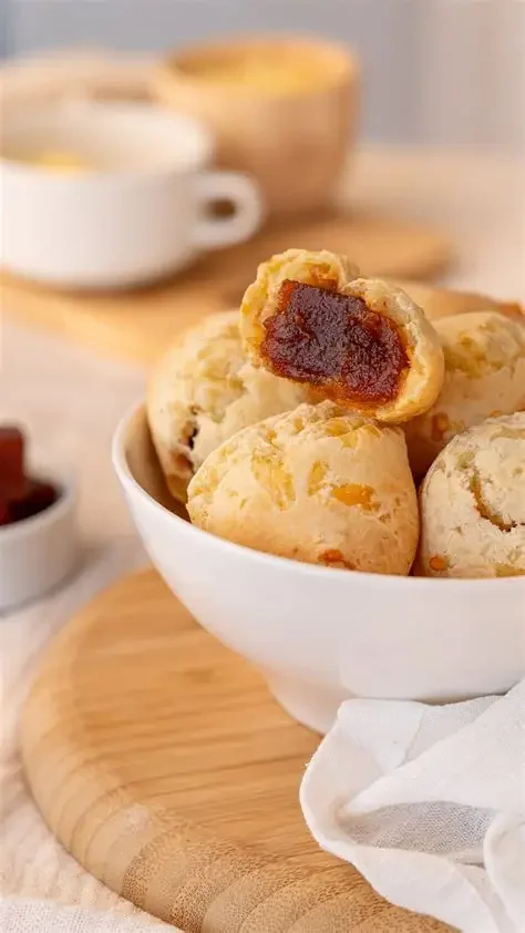 CHIPA RELLENO CON MEMBRILLO