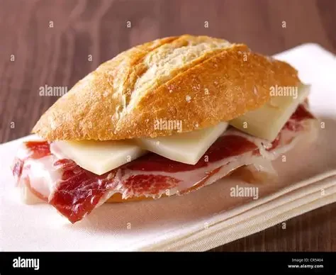 PEBETE JAMON CRUDO