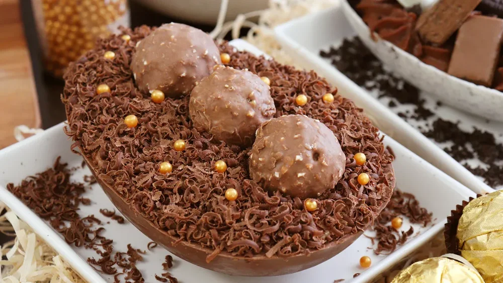 HUEVO PASCUA RELLENO KINDER, FERRERO ROCHER