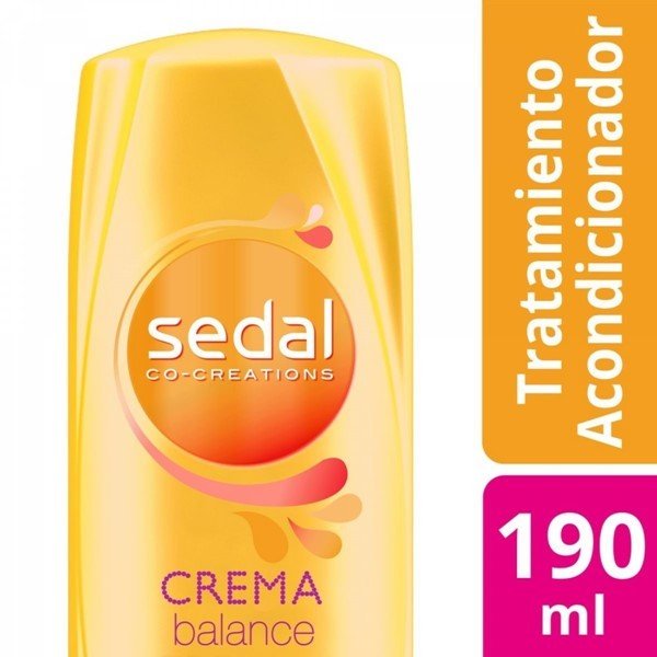 ACONDICIONADOR SEDAL 190 ML AMARILLO CREMA BALANCE
