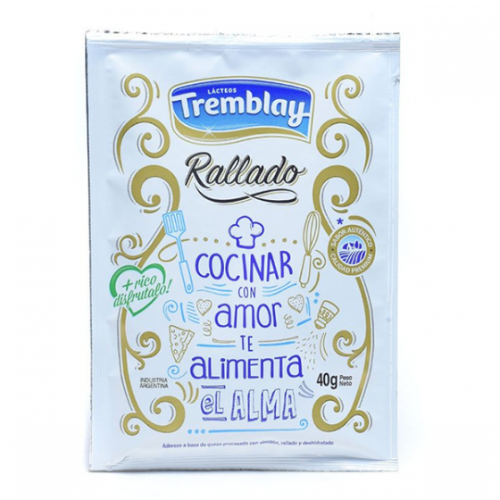 QUESO RALLADO TREMBLAY X40G x20u