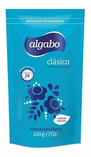 TALCO ALGABO REPUESTO AZUL CLASICO