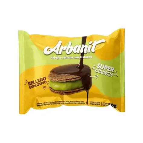ARBANIT ALFAJOR PISTACHO
