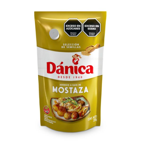 MOSTAZA DANICA 22O GR