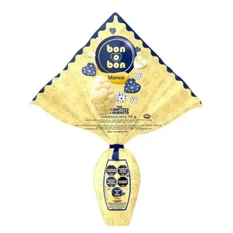 HUEVO PASCUA BON O BON BLANCO 70 GR