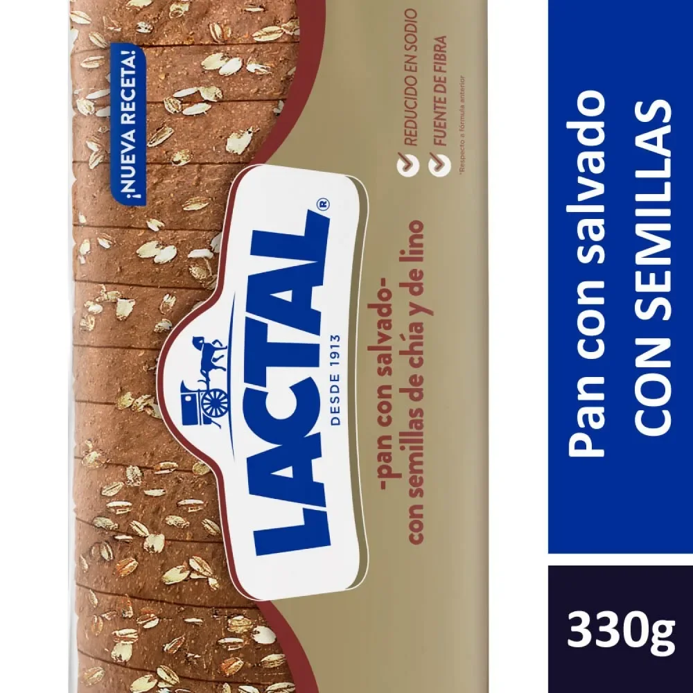 PAN LACTAL CON SEMILLAS