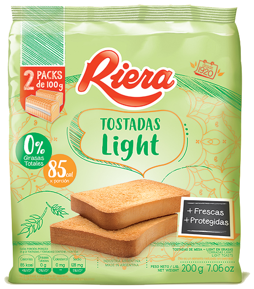 TOSTADAS RIERA LIGHT