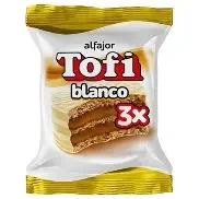 ALFAJOR TOFI BLANCO