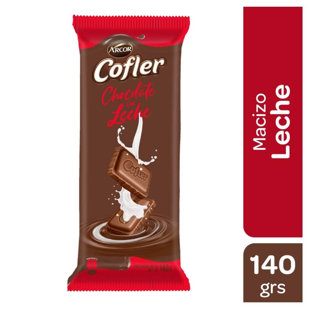 CHOCOLATE COFLER CON LECHE 140 GR