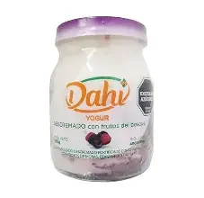 yogurt batido entero dahi frut bosque