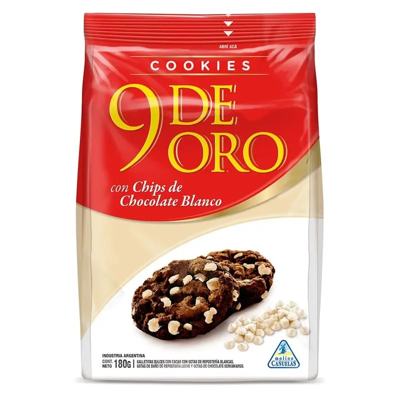 9 DE ORO CHIPS BLANCO