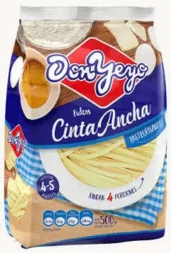 FIDEOS DON YEYO CINTA GRUESA
