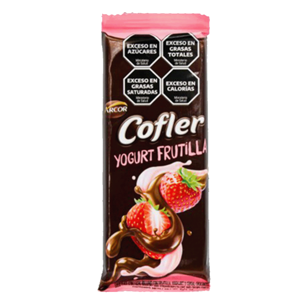 CHOCOLATE COFLER ROCKELT 64 GR FRUTILLA