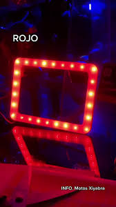 Porta placa led