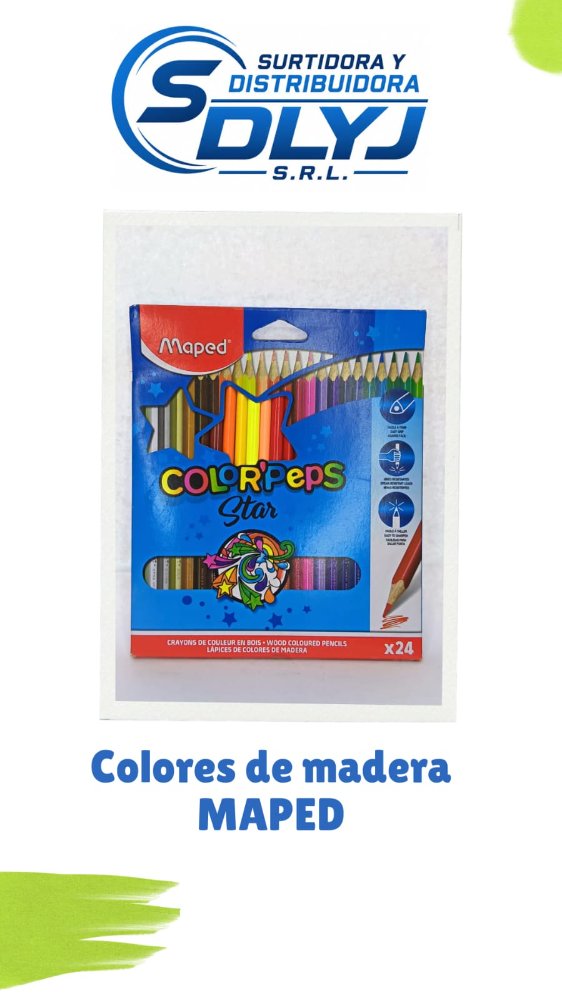 Caja de colores MAPED X24