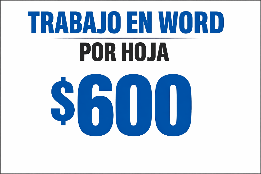 TRABAJOS EN WORD