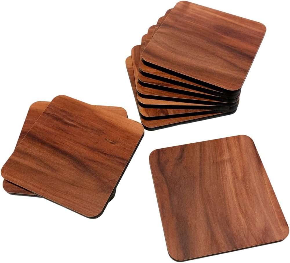 Posavasos Cuadrado 10 x 10 baltico/ebano