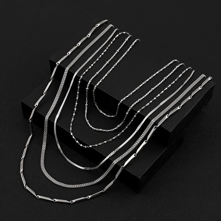 Collares de cadena de Ac inox
