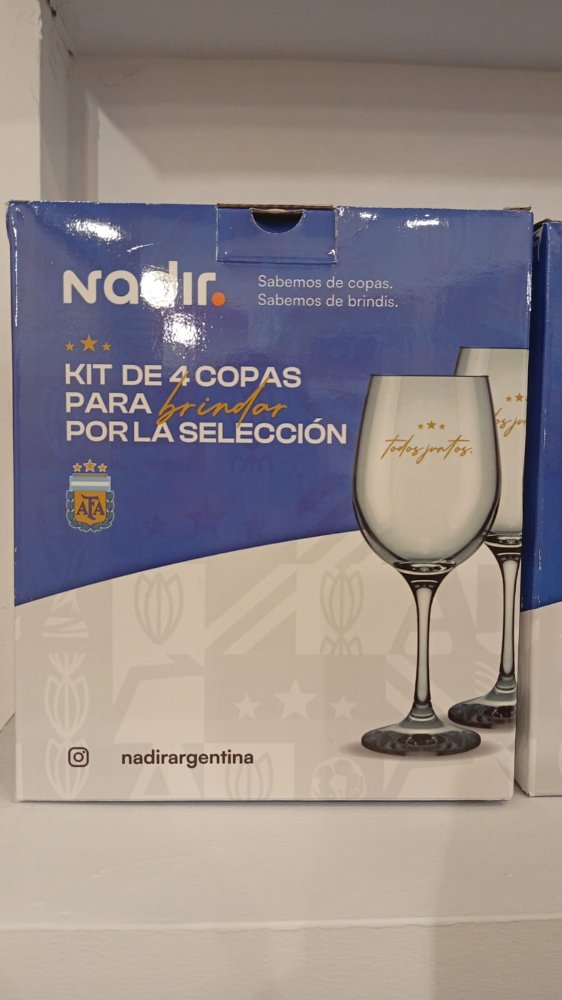 Kit de 4 copas de la seleccion