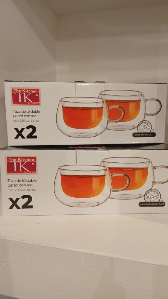 Set x2 tazas de te