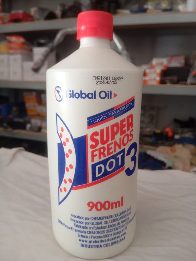 Liquido para Frenos Dot 3 de 900ml