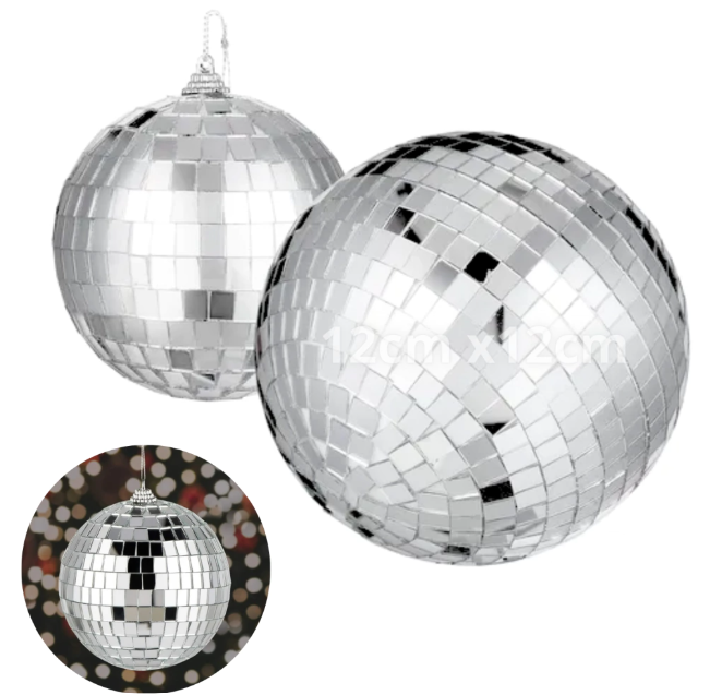 Bola Espejada Bola Boliche Esfera Espejos Decoración 12cm