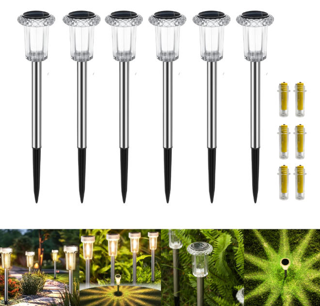 Lámpara Estacas Luz Estrellas X6u