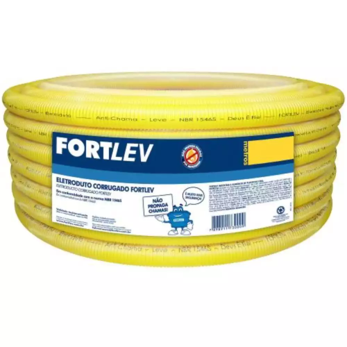 Eletroduto Corrugado 20mm x 10m Fortlev