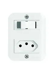 INTERRUPTOR SOBREPOR 2TEC SP 10A +TOM 2417