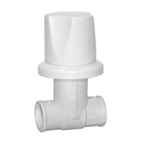 REGISTRO PRESSAO SOLDAVEL 25MM COM CANOPLA FOZ BRANCO BLISTER VIQUA