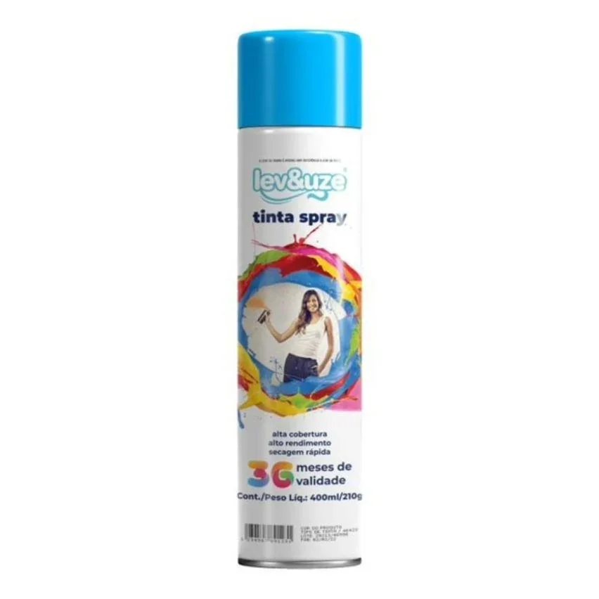 TINTA SPRAY 400ML LEVEUSE UG AZUL CLARO