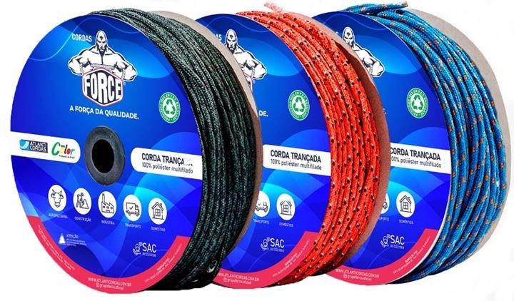 CORDA SEDA FORCE CARR.TRI 04MM C/220 MTS
